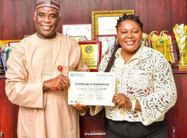 UCH CMD Congratulates Dr. Farombi on PhD