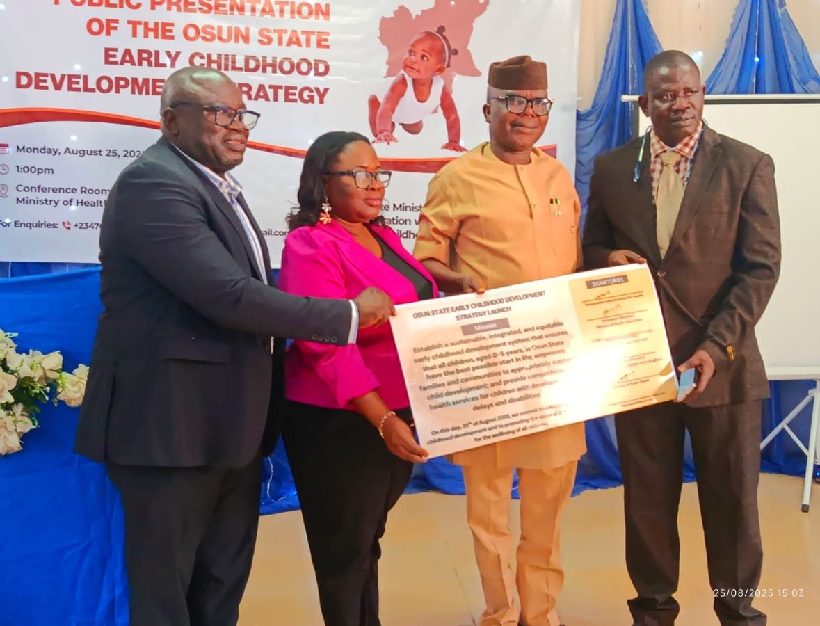 Osun Health Ministry, OAUTH, RCPCH Launch Early Childhood Development Strategy