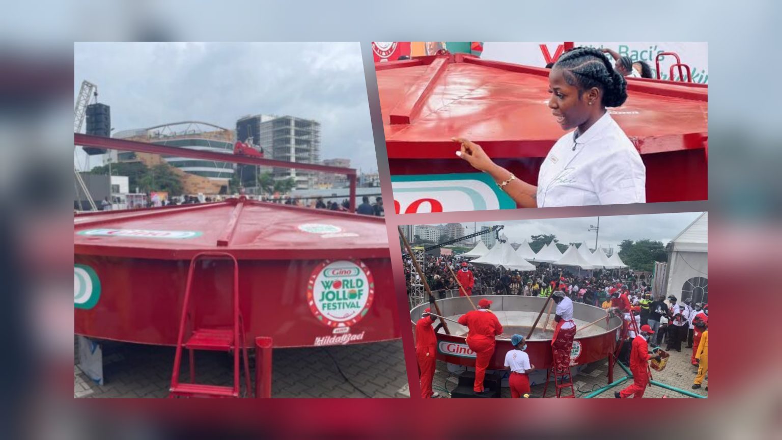 Hilda Baci, Gino Secure Guinness World Record For Largest Pot Of Jollof Rice