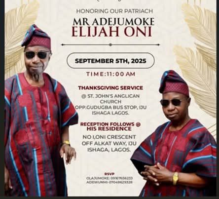 Oba Olayinka Celebrates Baba Adejumoke Oni as He Joins Octogenarian Club