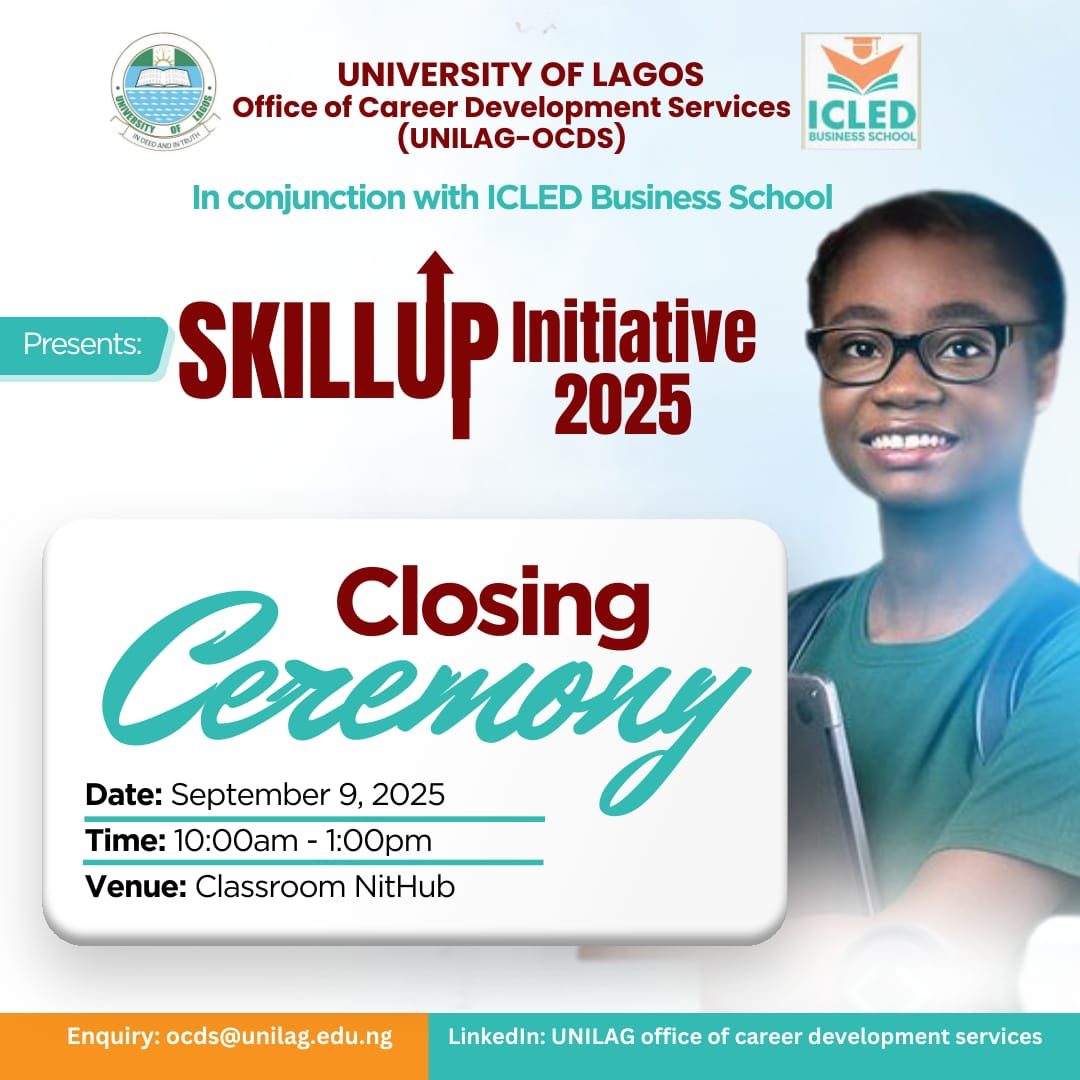 UNILAG, ICLED Business School Host Career Programme To Tackle Unemployment