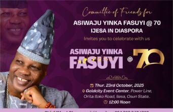Celebrating Ashiwaju Yinka Fasuyi at 70 by Prof Olabode Lucas
