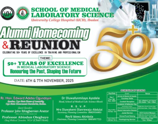 UCH School of Medical Laboratory Science Marks 50+ Years of Excellence