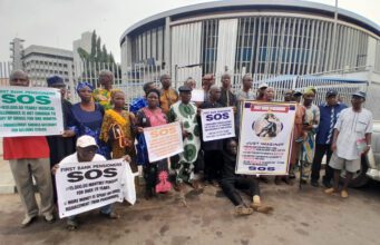 Save our souls, we are dying of hunger, First Bank pensioners cry out