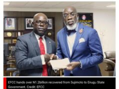 EFCC returns N1.28bn recovered from Sujimoto to Enugu