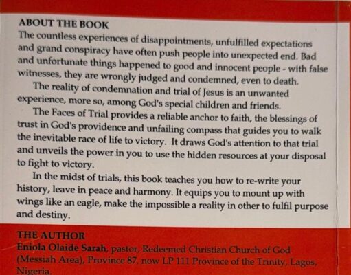 Eniola’s ‘Faces of Trial’ inspires communities with a message of hope, resilience