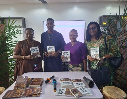 Funso Adegbola, others present as Mr. Rain unveils ‘Village People’ book