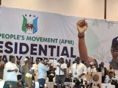 APM Presents Presidential Flag to Makinde