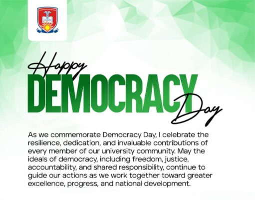 Democracy Day: UNIMED VC urges unity, resilience amid insecurity