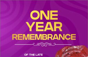 In Loving Memory of Princess Theresa Mojirade Adeagbo