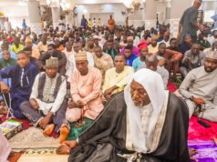 Odidiomo donates ₦10m to mosque, seeks Sabo Muslims’ support for Senate bid