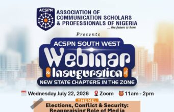 ACSPN to Hold South-West Webinar, Inaugurate New State Chapters