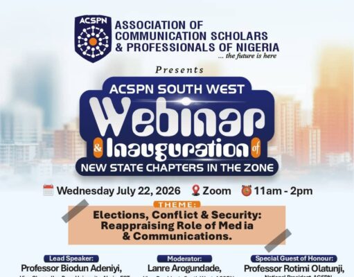 ACSPN to Hold South-West Webinar, Inaugurate New State Chapters