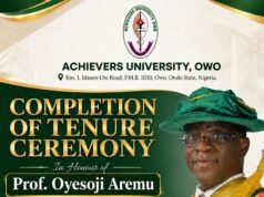 Professor Oyesoji Aremu Speaks on tenure as Acting VC