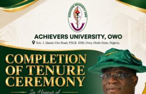 Professor Oyesoji Aremu Speaks on tenure as Acting VC