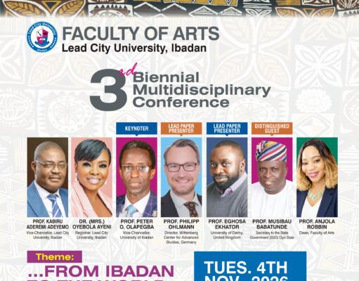 UI 14th VC, other experts to lead climate change, sustainability debate at Lead City varsity