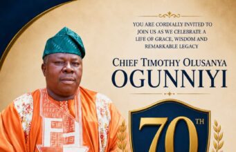 Olu-Odo Congratulates Chief Ogunniyi at 70